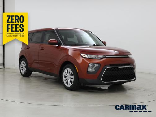 Orange 2021 Kia Soul LX