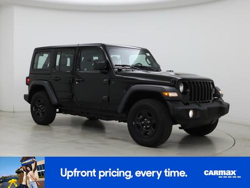 Black 2024 Jeep Wrangler Sport