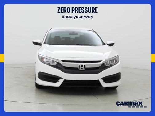 White 2017 Honda Civic LX