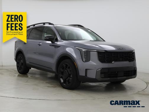 Gray 2025 Kia Sorento X-Line EX