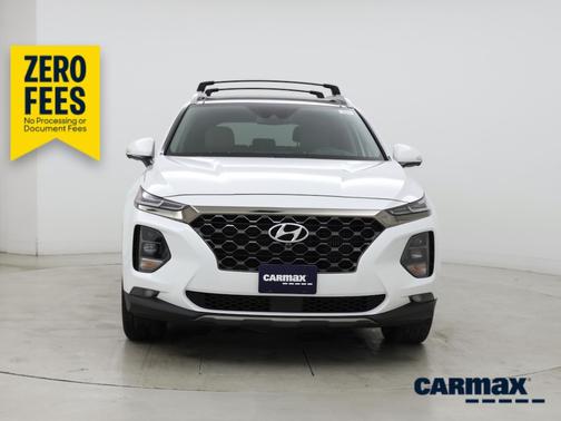 White 2020 Hyundai SANTA FE Limited