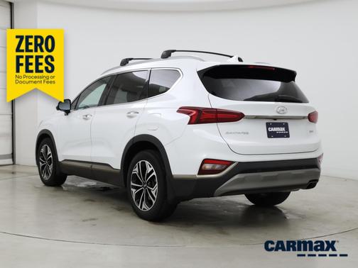 White 2020 Hyundai SANTA FE Limited