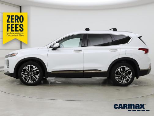 White 2020 Hyundai SANTA FE Limited