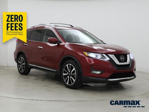 Red 2020 Nissan Rogue SL