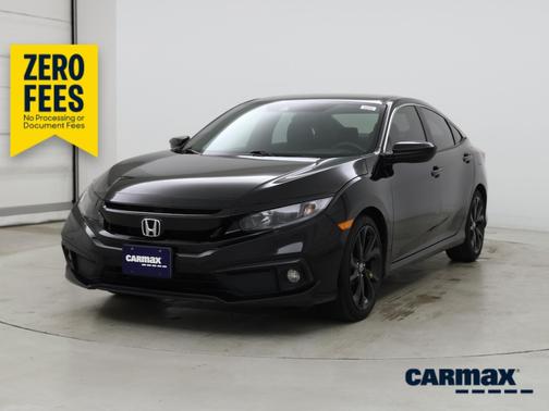 Black 2019 Honda Civic Sport