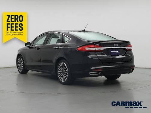 Black 2017 Ford Fusion Titanium