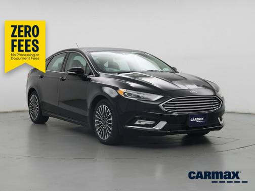 Black 2017 Ford Fusion Titanium