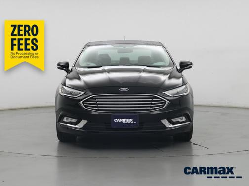 Black 2017 Ford Fusion Titanium