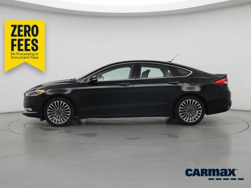 Black 2017 Ford Fusion Titanium