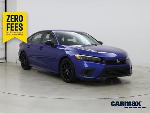 Blue 2023 Honda Civic Sport