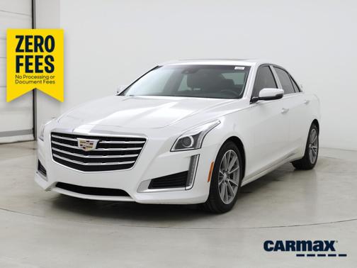 White 2018 Cadillac CTS Luxury