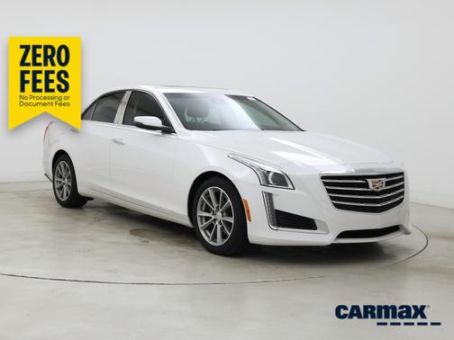 White 2018 Cadillac CTS Luxury