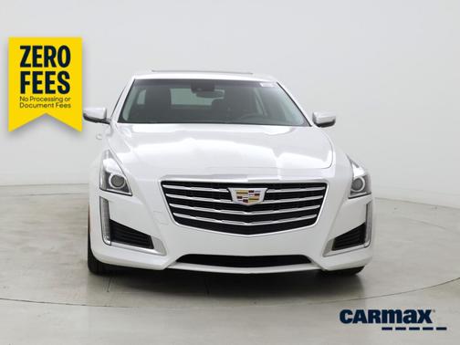 White 2018 Cadillac CTS Luxury