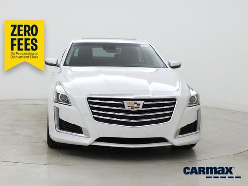 White 2018 Cadillac CTS Luxury