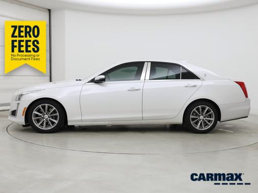 White 2018 Cadillac CTS Luxury