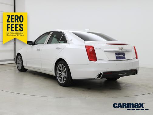 White 2018 Cadillac CTS Luxury