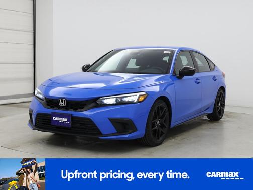 Blue 2022 Honda Civic Sport