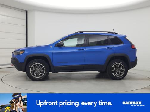 Blue 2021 Jeep Cherokee Trailhawk