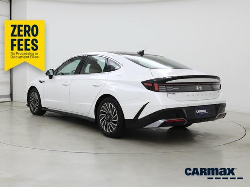 White 2024 Hyundai SONATA Hybrid Limited