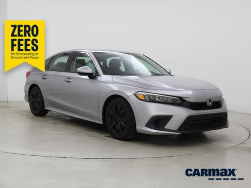 Silver 2022 Honda Civic LX