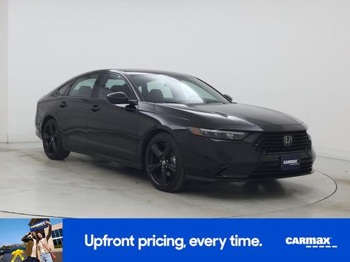Black 2023 Honda Accord Hybrid Sport-L
