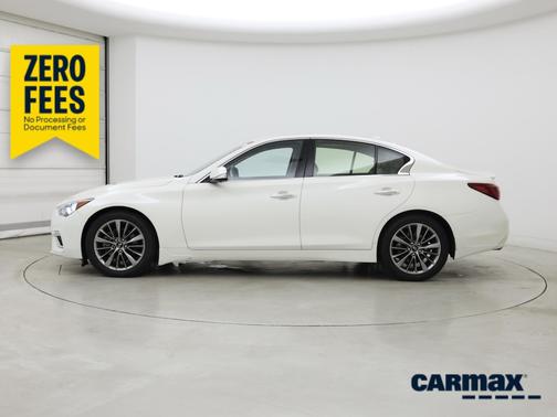 White 2023 INFINITI Q50 Luxe