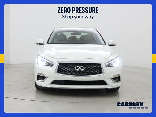 White 2023 INFINITI Q50 Luxe