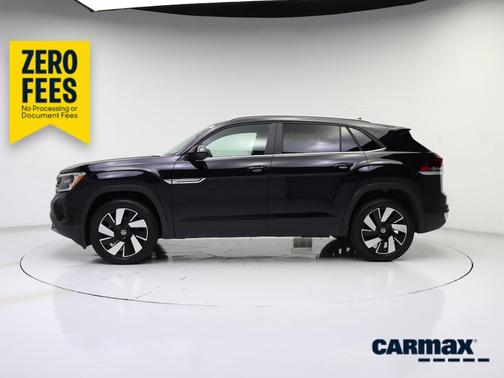 Black 2025 Volkswagen Atlas Cross Sport SE