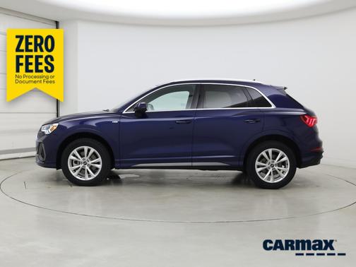 Blue 2025 Audi Q3 S-Line Premium