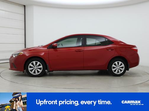 Red 2015 Toyota Corolla LE