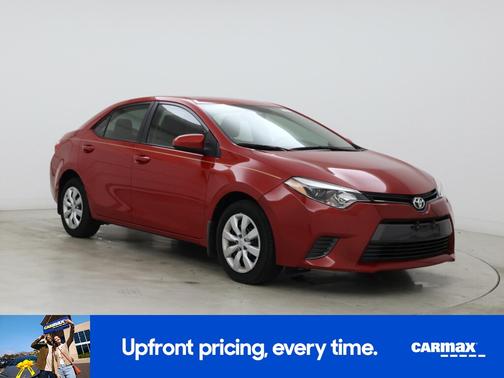 Red 2015 Toyota Corolla LE