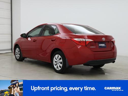 Red 2015 Toyota Corolla LE