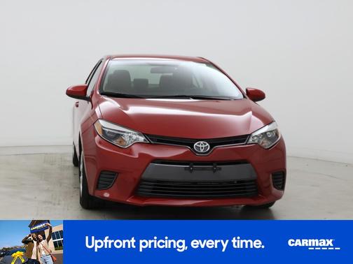 Red 2015 Toyota Corolla LE