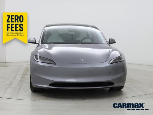 Gray 2025 Tesla Model 3 Long Range