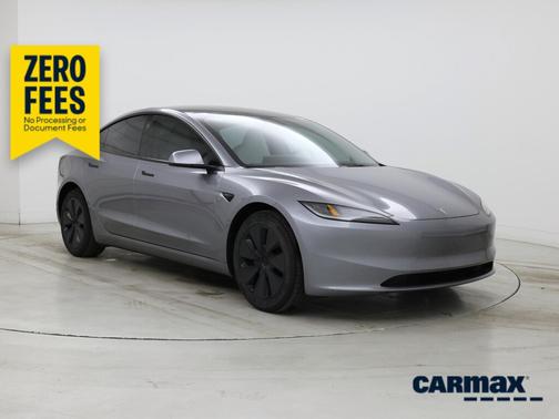 Gray 2025 Tesla Model 3 Long Range