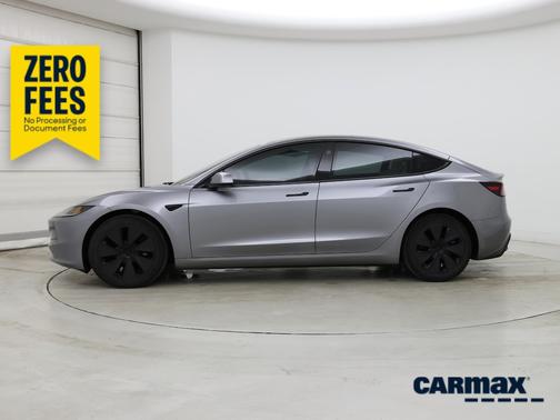 Gray 2025 Tesla Model 3 Long Range