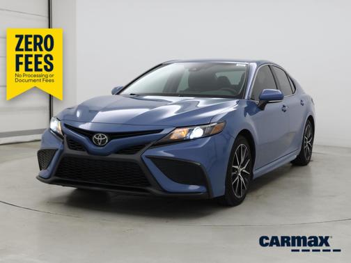 Blue 2023 Toyota Camry SE
