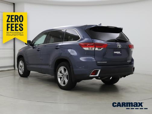 Blue 2017 Toyota Highlander Limited
