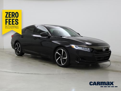 Black 2021 Honda Accord Sport
