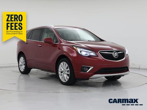 Red 2019 Buick Envision Premium