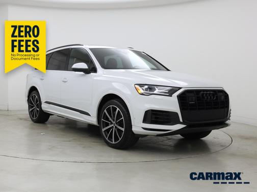 White 2021 Audi Q7 Premium Plus