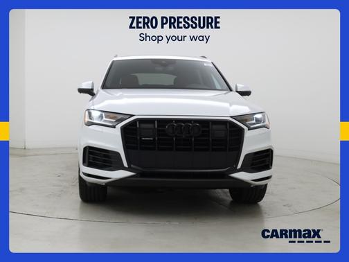 White 2021 Audi Q7 Premium Plus