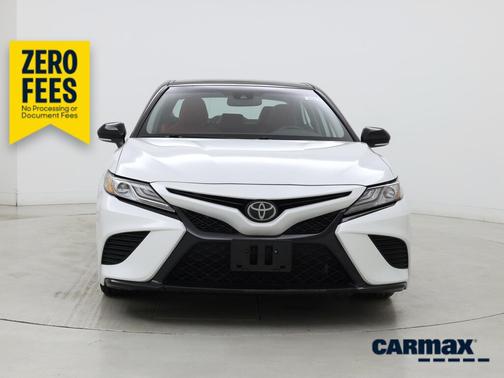 White 2019 Toyota Camry XSE