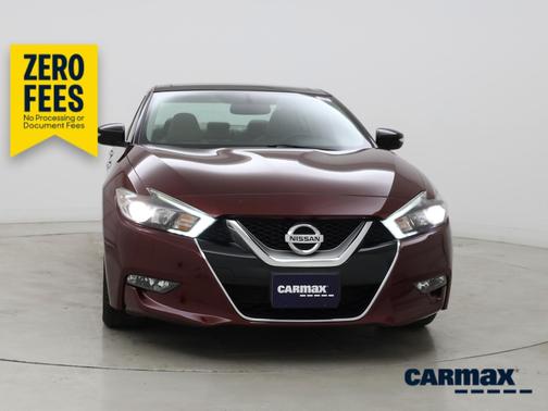 Burgundy 2017 Nissan Maxima SL