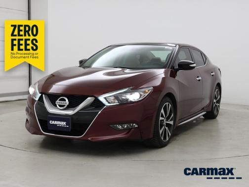 Burgundy 2017 Nissan Maxima SL