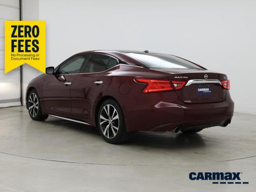 Burgundy 2017 Nissan Maxima SL
