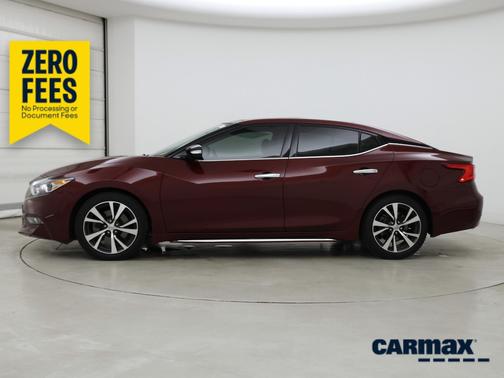 Burgundy 2017 Nissan Maxima SL