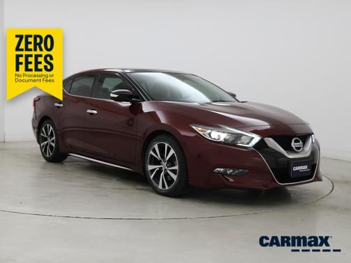 Burgundy 2017 Nissan Maxima SL