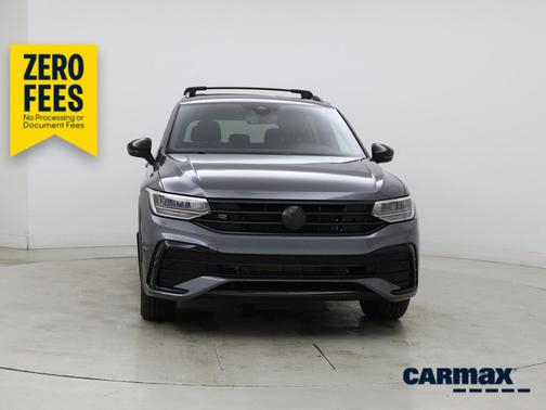 Gray 2022 Volkswagen Tiguan SE R-Line Black