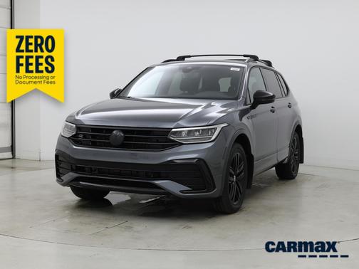 Gray 2022 Volkswagen Tiguan SE R-Line Black